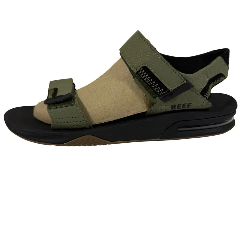 Reef Fanning Baja Bottle Opener Strap Sandals Mens 12 EU 45 Green NEW